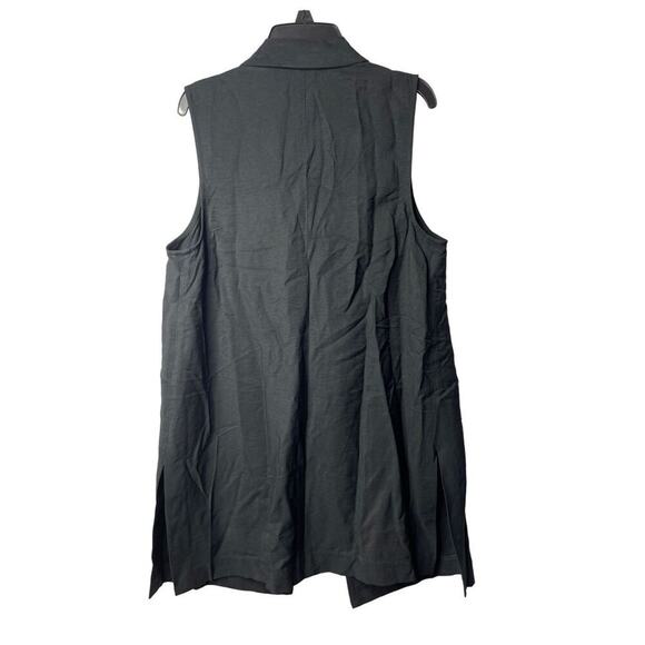 Alfani Women Modern‎ Wave Vest Deep Black Small New - Picture 13 of 14